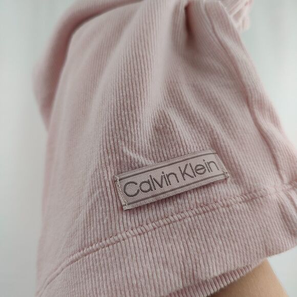 ♡ Calvin Klein ♡ Sleepwear Pure Ribbed Crop Tank Top - Picture 5 of 6